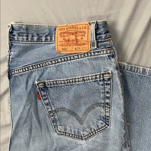 LEVI | 36X30 MENS | REGULAR FIT 505 DENIM JEANS in BLUE